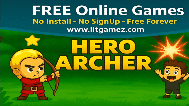 Play Hero Archer Online Free Fun Bow and Arrow Browser Game