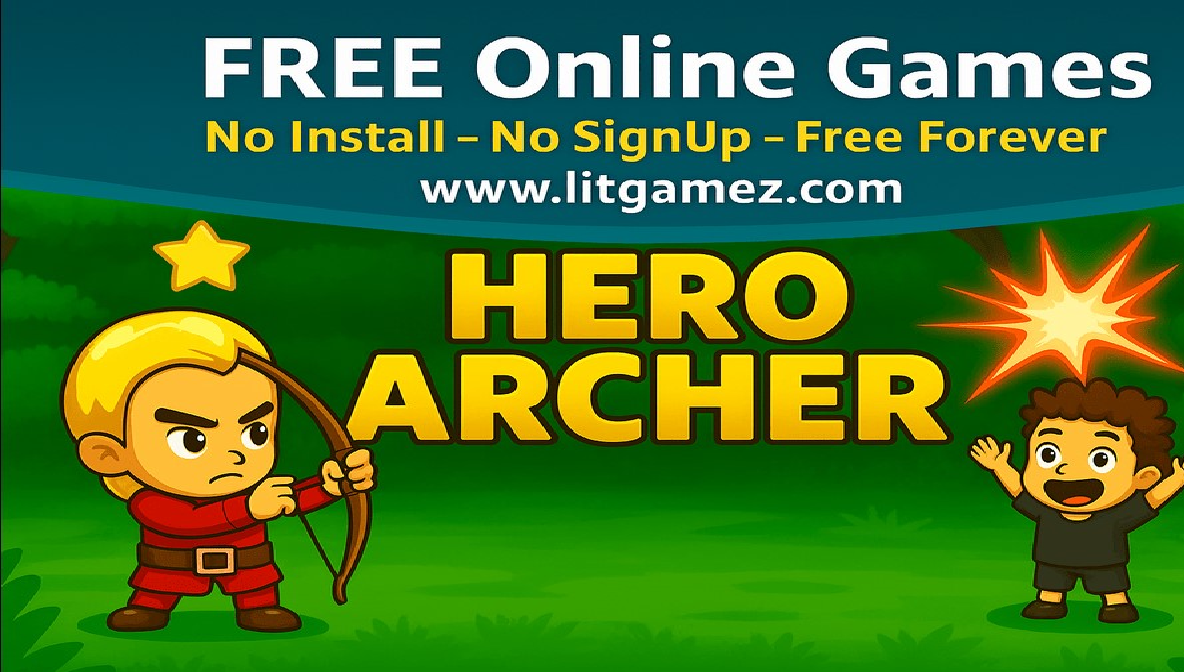Play Hero Archer Online Free Fun Bow and Arrow Browser Game
