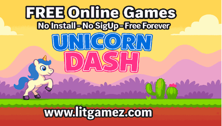 Online Play Unicorn Dash Game – Endless Runner Adventure