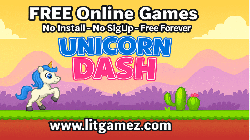 Online Play Unicorn Dash Game – Endless Runner Adventure