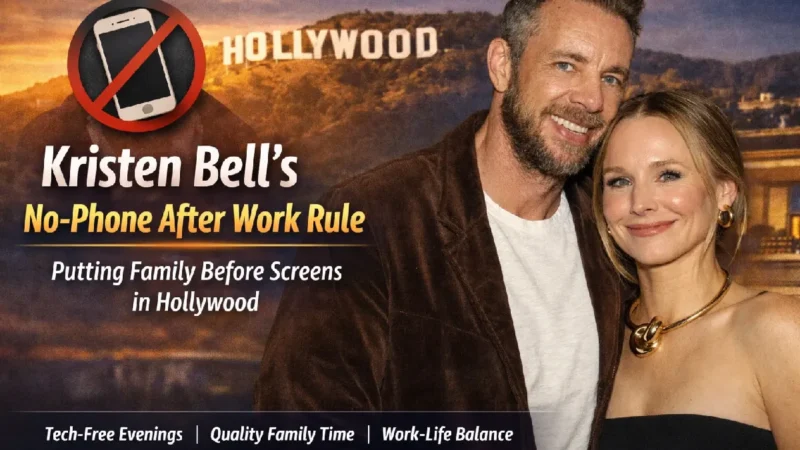 Kristen Bell’s No-Phone Rule After Work Is Changing How Hollywood Thinks About Family Time