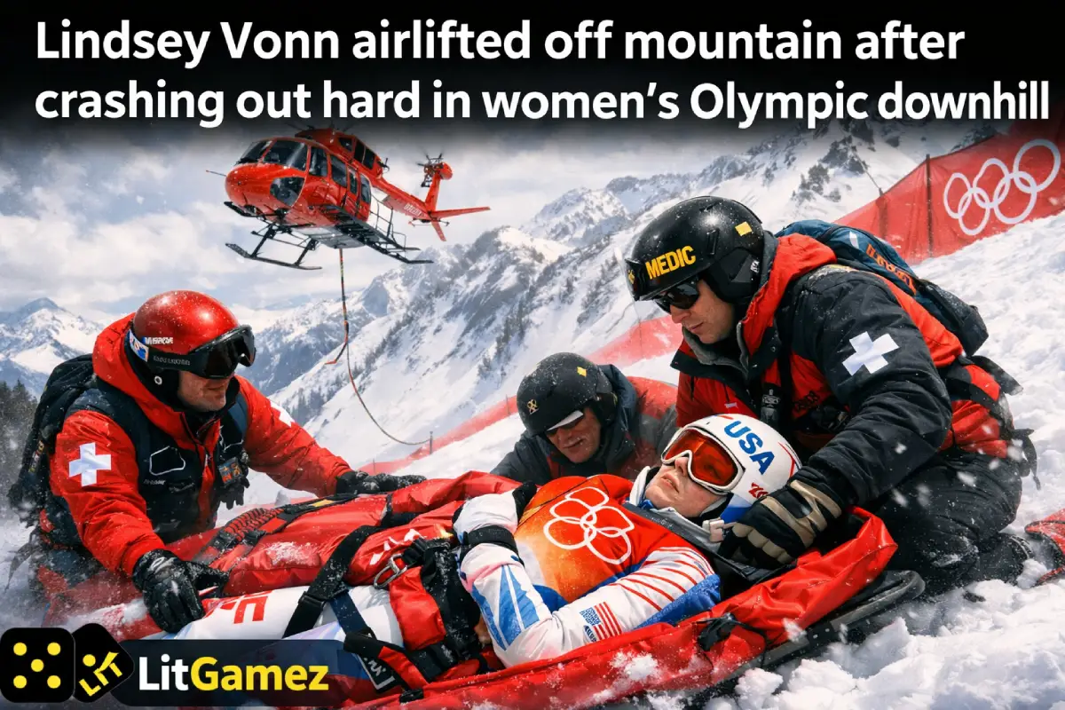 Lindsey Vonn’s Olympic Comeback Ends in Devastating Crash: A Fighter’s Legacy Endures