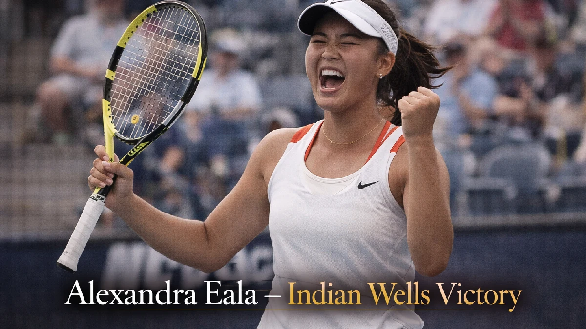 Alexandra Eala Battles Past Yastremska at Indian Wells