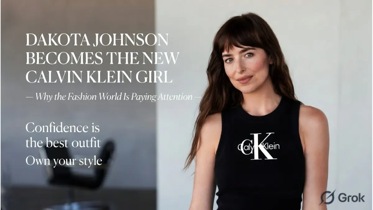 Dakota Johnson Becomes the New Calvin Klein Girl