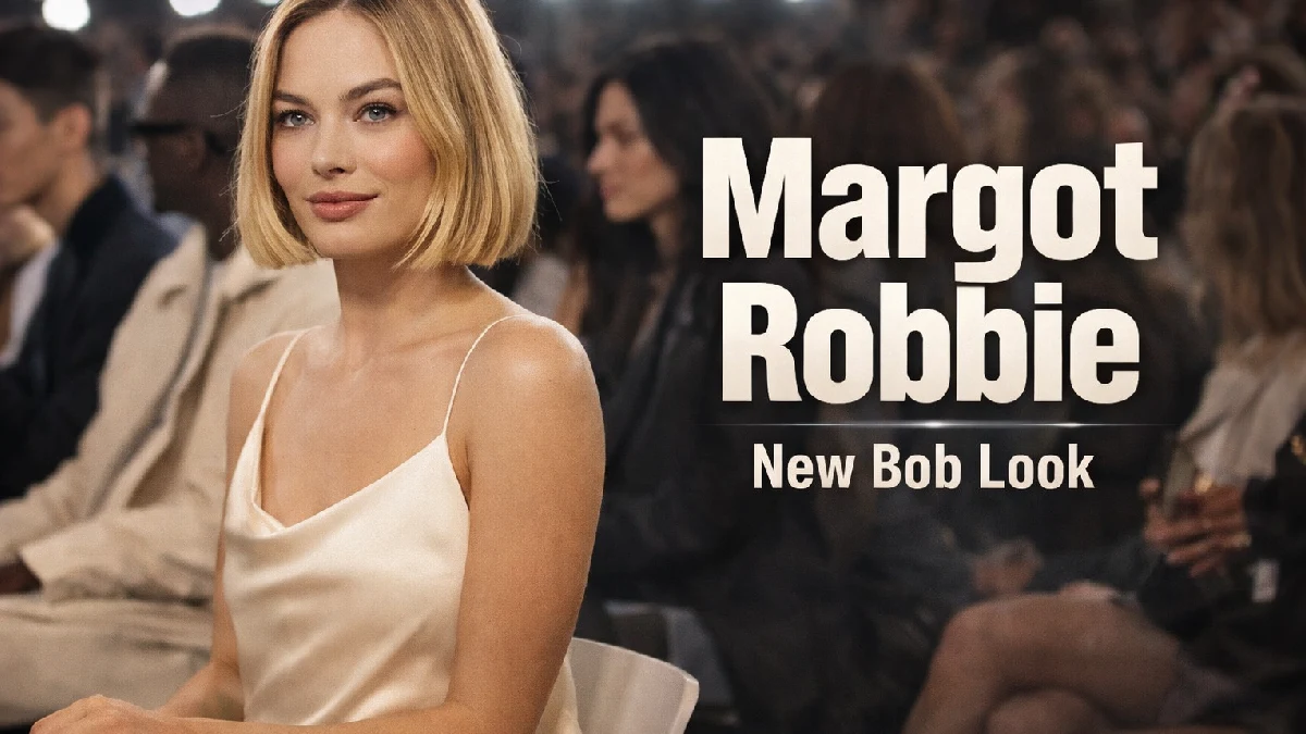 Margot Robbie Debuts New Bob at Chanel Show