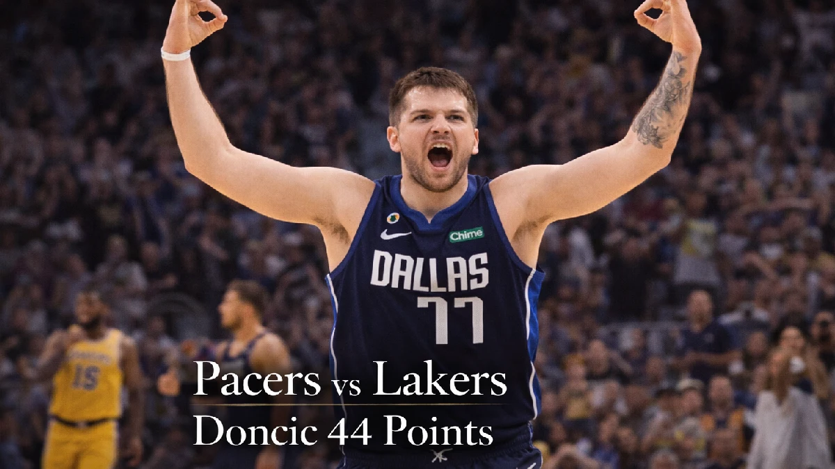 Pacers vs Lakers: Doncic Leads Lakers Without LeBron