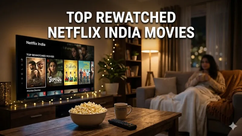 Top 5 Most Rewatched Movies on Netflix India
