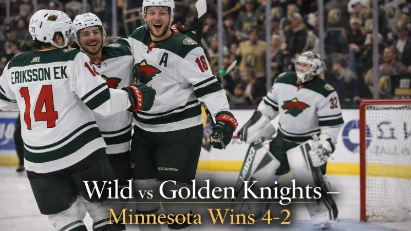 Wild vs Golden Knights: Minnesota’s 2nd-Period Surge